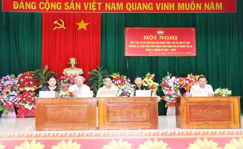 Đại biểu HĐND tỉnh, HĐND thị xã tiếp xúc cử tri TX Đông Hòa sau kỳ họp thường lệ cuối năm 2023