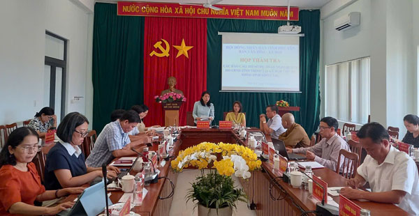 Ban Văn hóa - xã hội HĐND tỉnh thẩm tra nội dung trình Kỳ họp thường lệ giữa năm 2025, HĐND tỉnh 