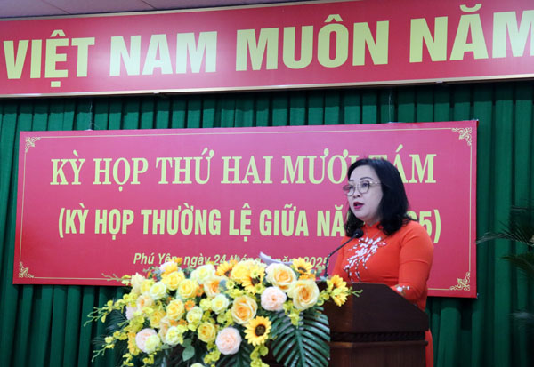 Trang thông tin điện tử Đoàn ĐBQH và HĐND tỉnh trân trọng giới thiệu toàn văn bài phát biểu bế mạc Kỳ họp thứ 28, HĐND tỉnh Khóa VIII của đồng chí Cao Thị Hòa An, Bí thư Tỉnh ủy, Chủ tịch HĐND tỉnh.